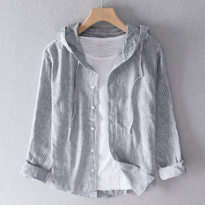 Blusa ligera con capucha y diseño relajado – ELENA