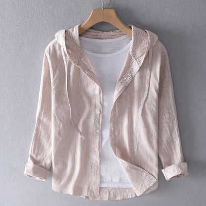 Blusa ligera con capucha y diseño relajado – ELENA