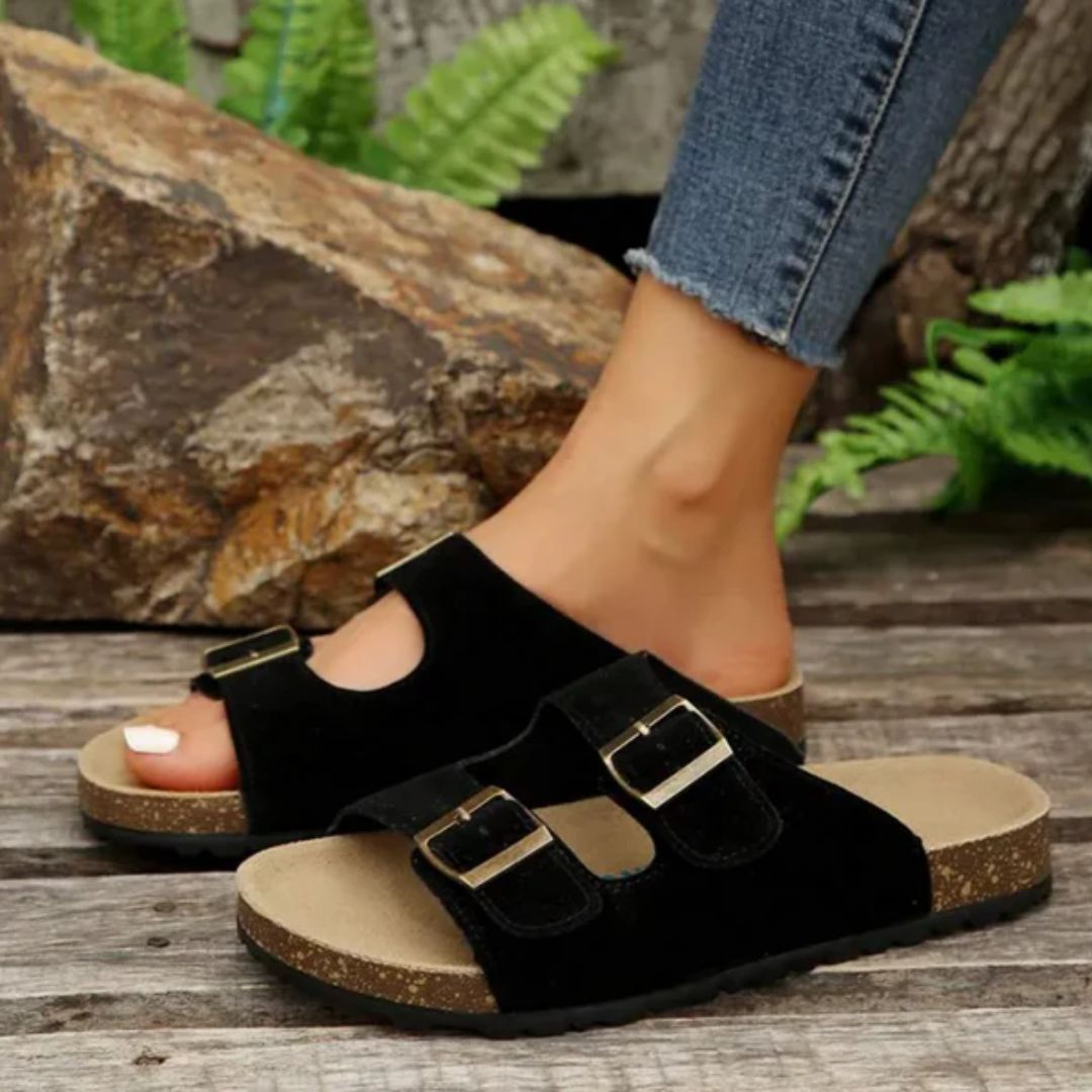 Sandalias retro cómodas y elegantes para mujer, perfectas para el verano – ELENA VERANO