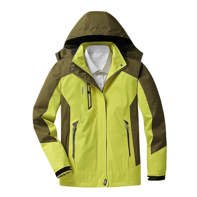 Chaqueta impermeable y cortavientos de mujer con forro térmico – VANESSA