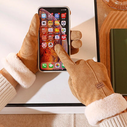 LILAC – Guantes de invierno cómodos y compatibles con pantalla táctil para mujer