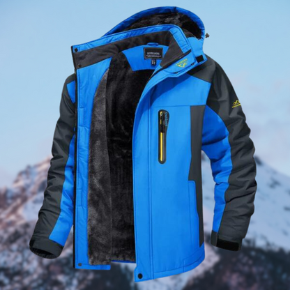 Chaqueta impermeable de invierno para hombre con forro cálido – DARMONT