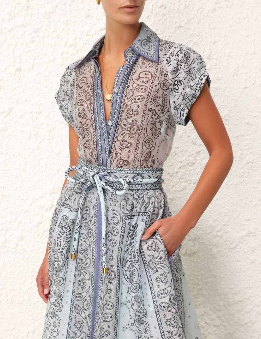 Conjunto veraniego elegante de dos piezas con cintura ajustable – LUCINNE