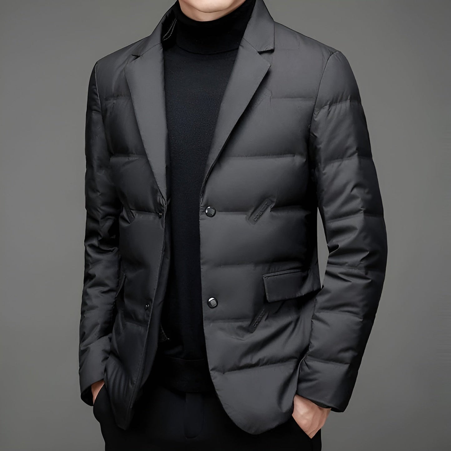 Chaqueta acolchada tipo blazer para hombre – AMELL