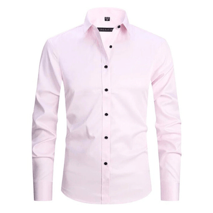 Camisa elástica sin arrugas para hombre – Alvenzo
