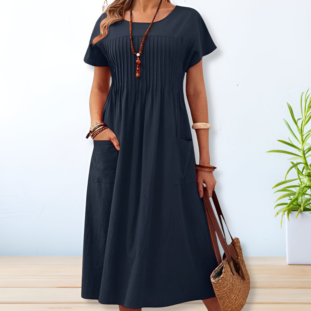 Vestido veraniego de corte relajado con bolsillos – ALIRA