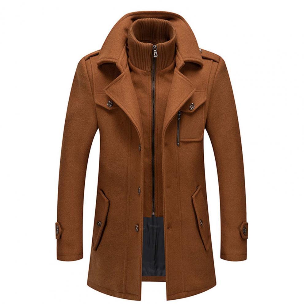 ULFRED – Abrigo largo de invierno para hombre con estilo clásico y protección térmica