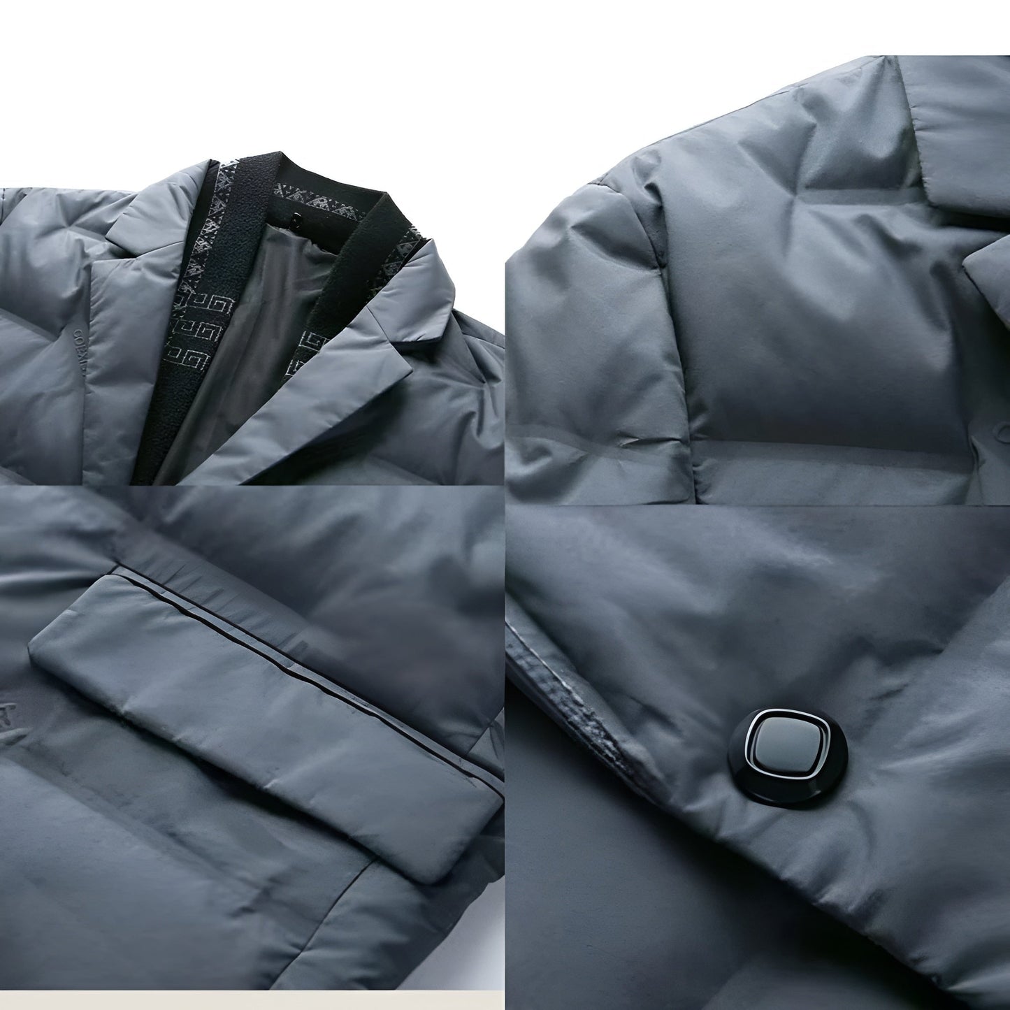 Chaqueta acolchada tipo blazer para hombre – AMELL