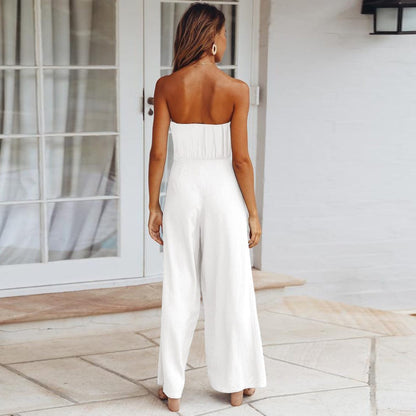Mono largo de verano con espalda descubierta para mujer – SIRENA