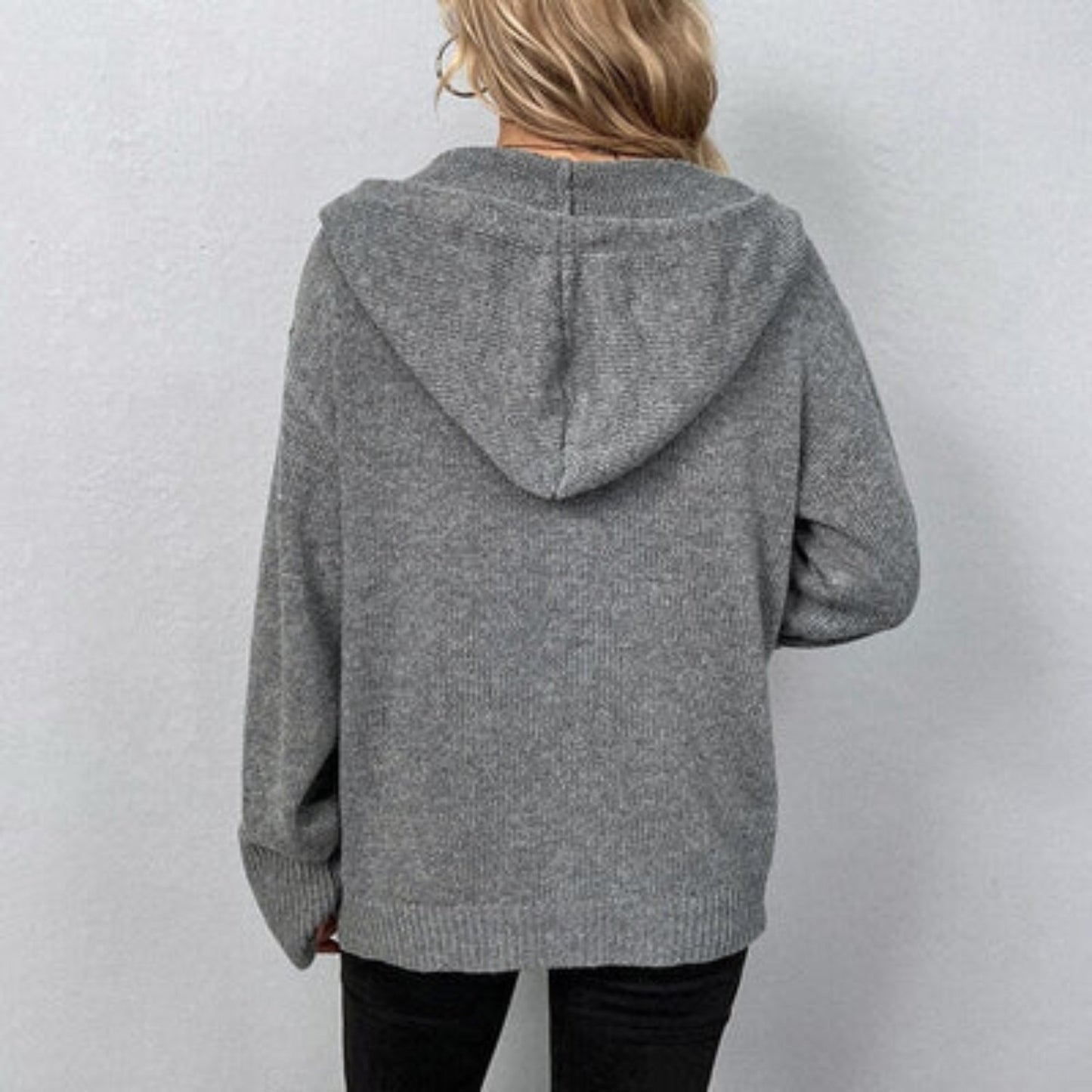 ANNELINE - Chaqueta de punto cómoda y casual para mujeres