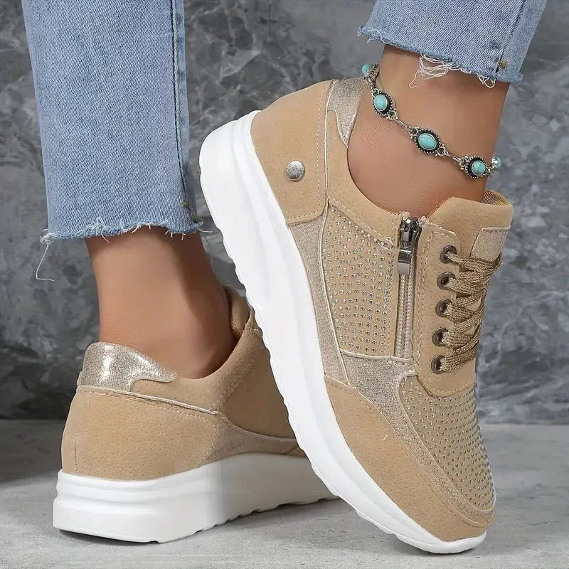 Zapatos elegantes con cremallera para mujer – Elorelle