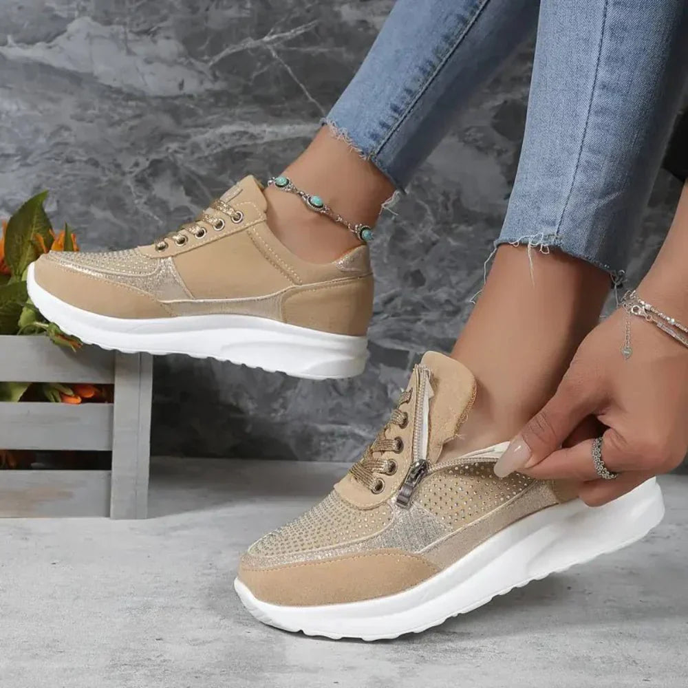Zapatos elegantes con cremallera para mujer – Elorelle