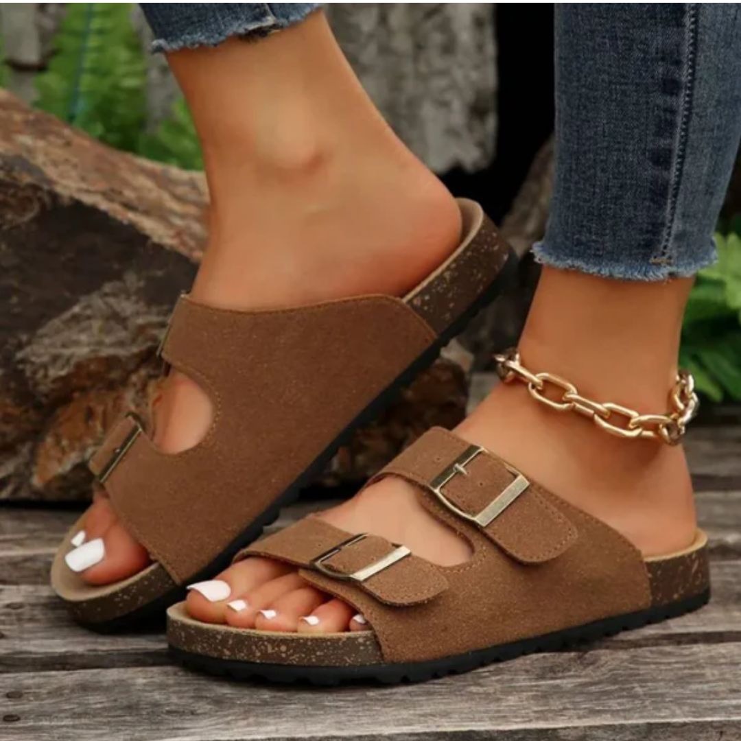 Sandalias retro cómodas y elegantes para mujer, perfectas para el verano – ELENA VERANO