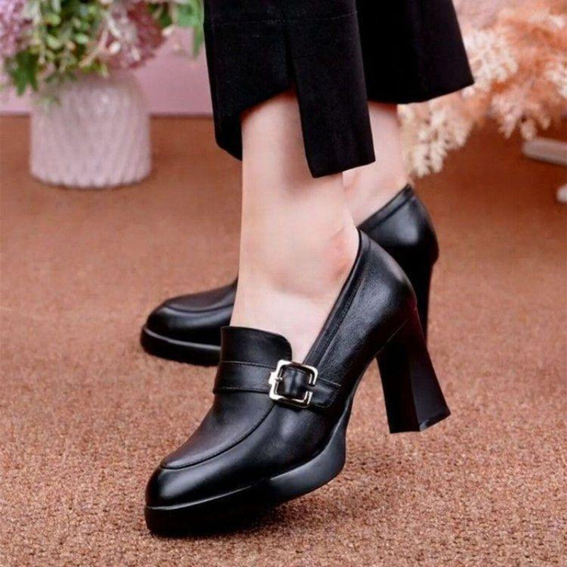 Zapatos de tacón ortopédicos con plantilla correctiva y diseño elegante – DÉLICE
