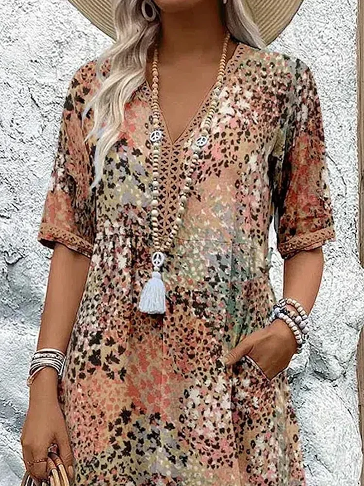 Vestido de jardín ligero y elegante para mujer, frescor y estilo natural – Fleur