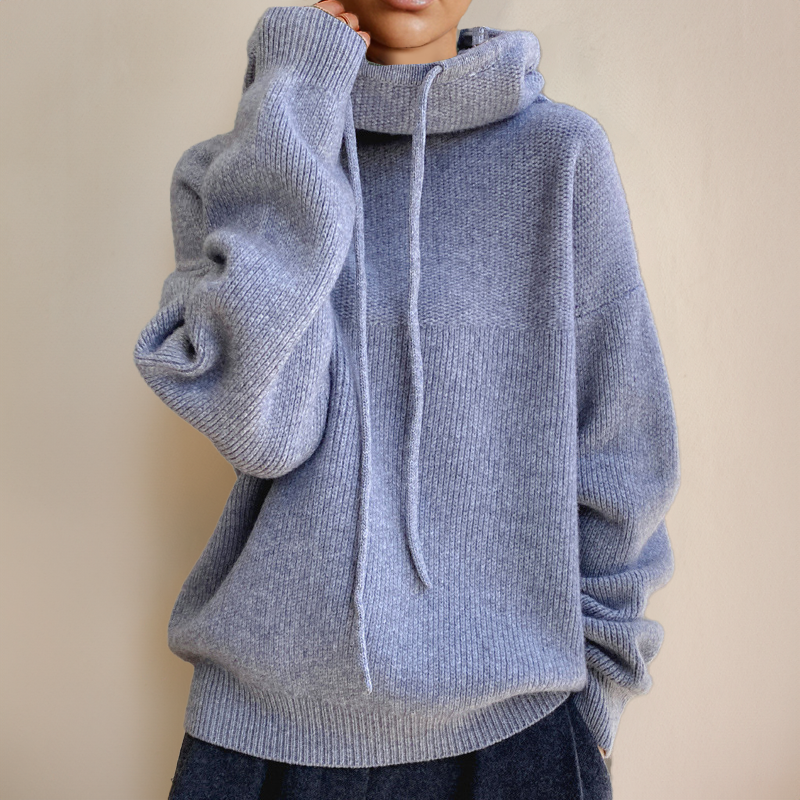 ALMA - Sudadera con capucha y mangas largas para mujer