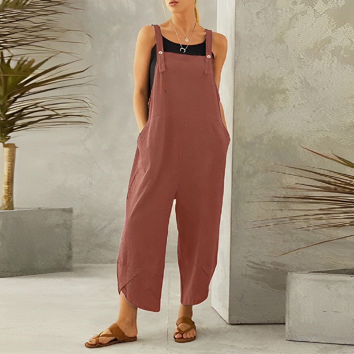 Mono holgado de mujer con pernera recta – MAITE