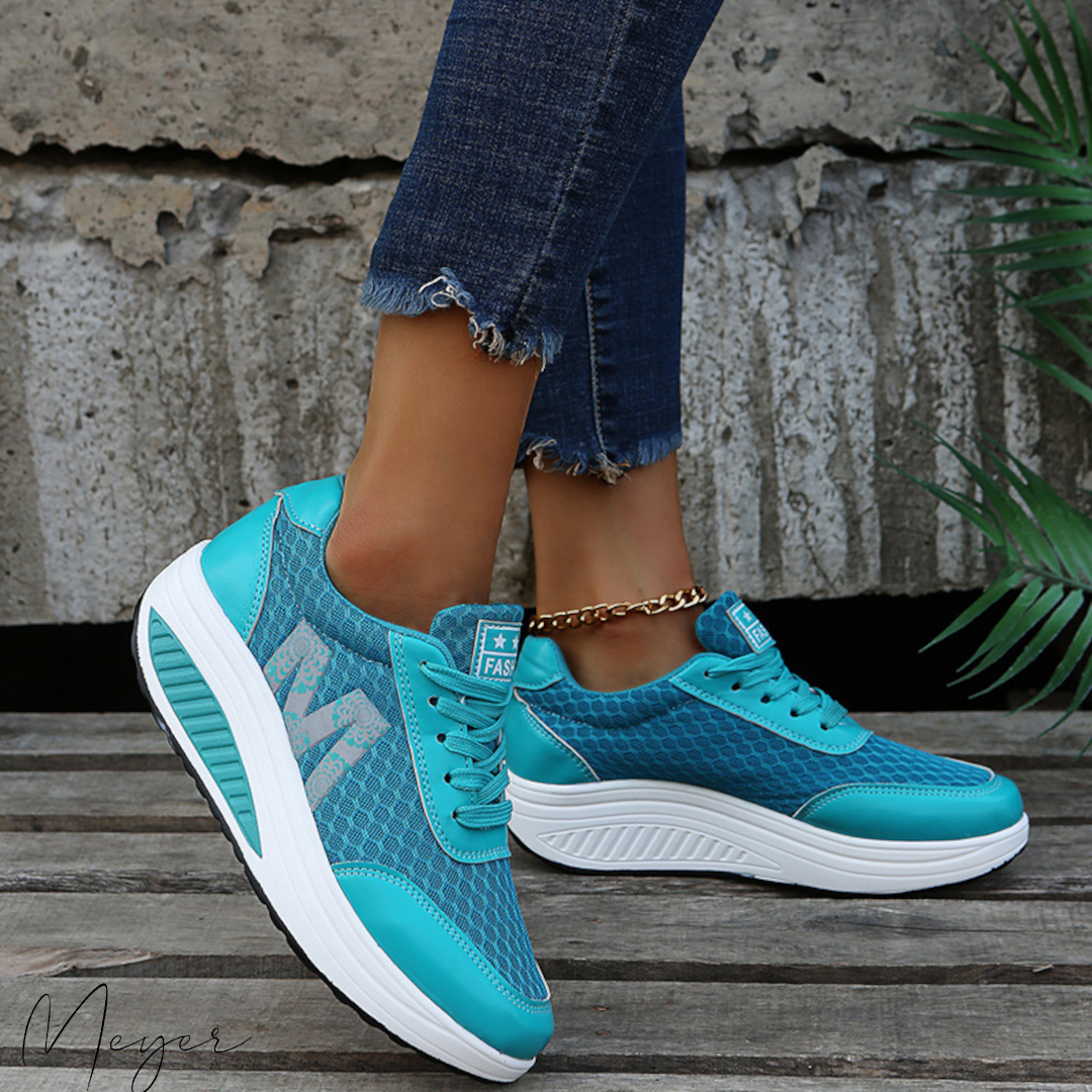Zapatillas deportivas con máxima amortiguación y soporte extra para mujer – Dynavera