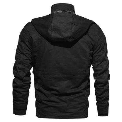 MARC - Chaqueta táctica para exteriores con múltiples bolsillos para hombre