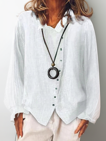 Camiseta de mujer de ajuste relajado con diseño minimalista – SURELLE
