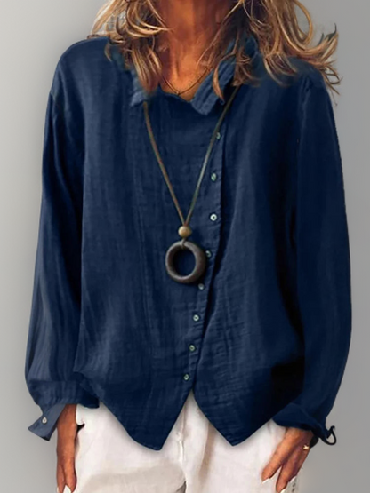 Camiseta de mujer de ajuste relajado con diseño minimalista – SURELLE