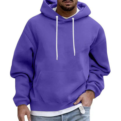 AZURE - Sudadera con capucha oversize y cordón para hombre