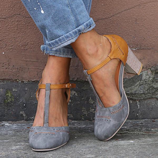 Zapatos de tacón ortopédicos con plantilla viscoelástica – EVELYNE