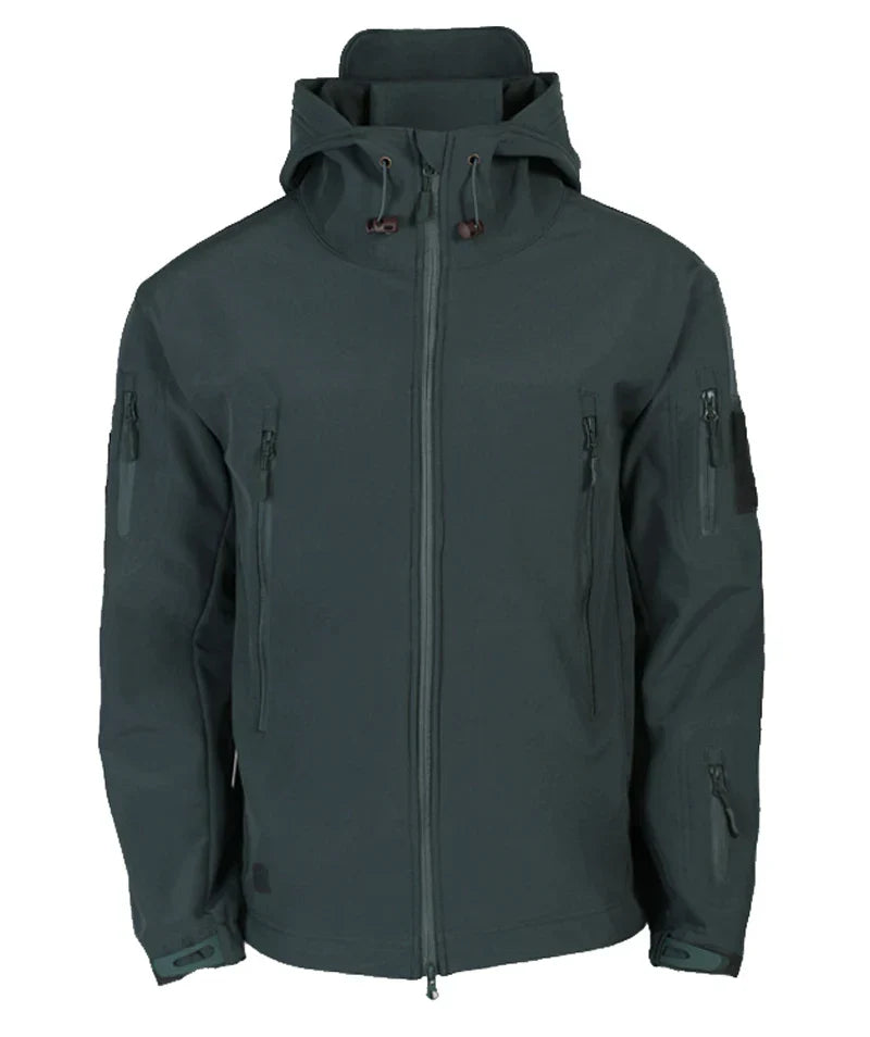 VALENTIN - Chaqueta táctica con capucha y bolsillos para hombre