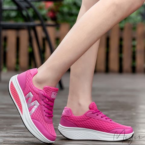 Zapatillas deportivas con máxima amortiguación y soporte extra para mujer – Dynavera