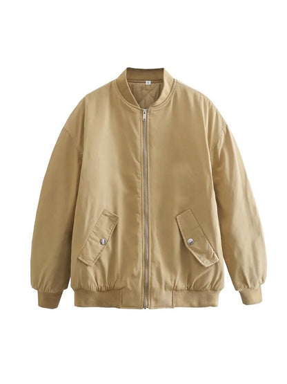 CORNELIA - Chaqueta bomber extragrande para mujeres