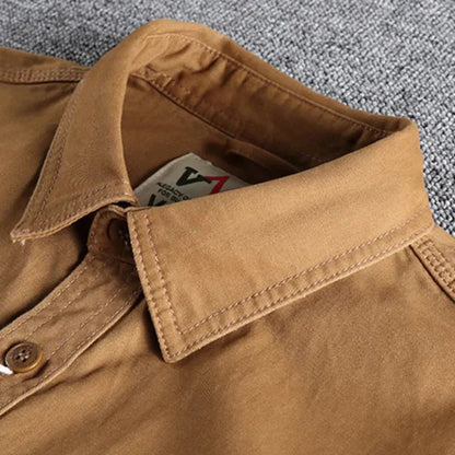 Camisa utility de manga larga para hombre, estilo casual y funcional – ROKAR