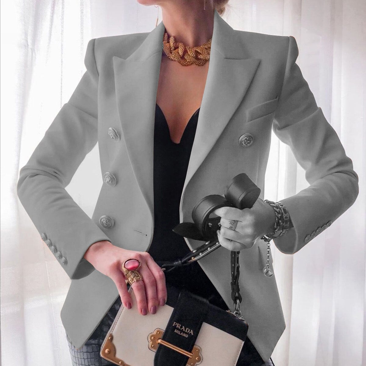 MARIEN - Chaqueta de traje moderna para mujeres
