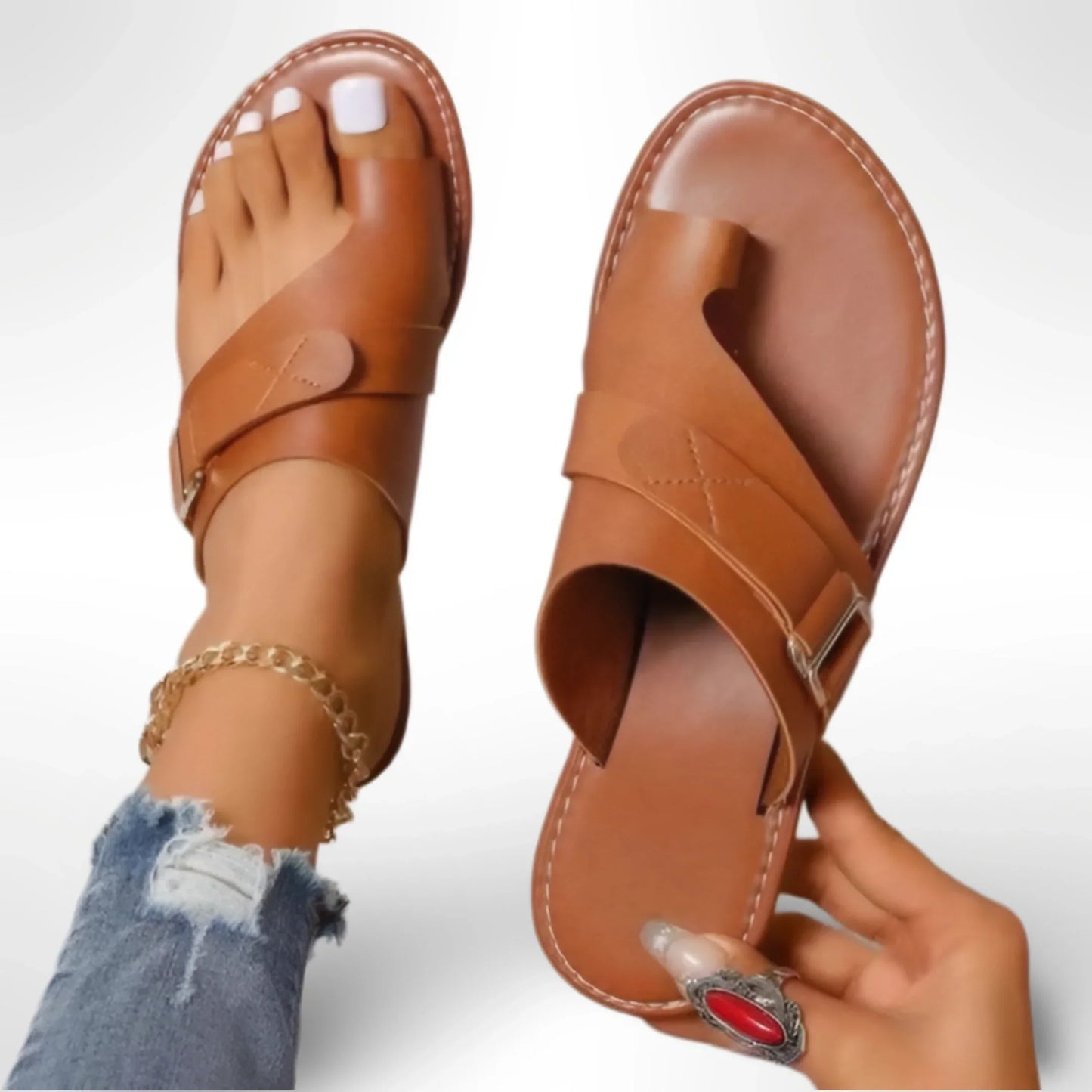 Sandalias ortopédicas cómodas con diseño funcional – DAELIA SUPPORT STEP