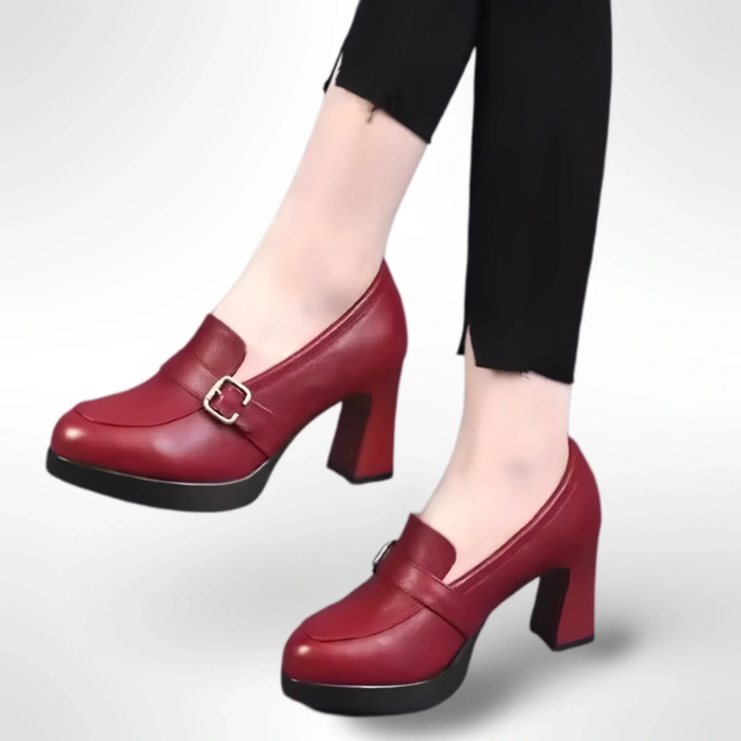 Zapatos de tacón ortopédicos con plantilla correctiva y diseño elegante – DÉLICE