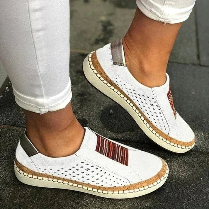 Zapatos ortopédicos cómodos sin cordones para mujer – VITALIA