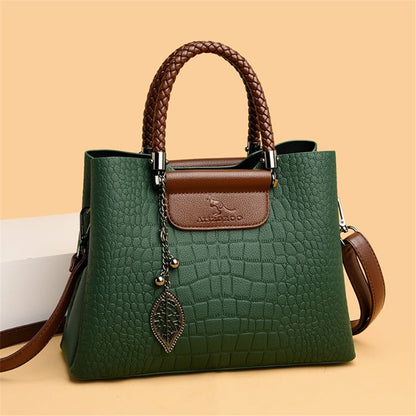 Bolso de cuero auténtico con correa ajustable para mujer – CLEA