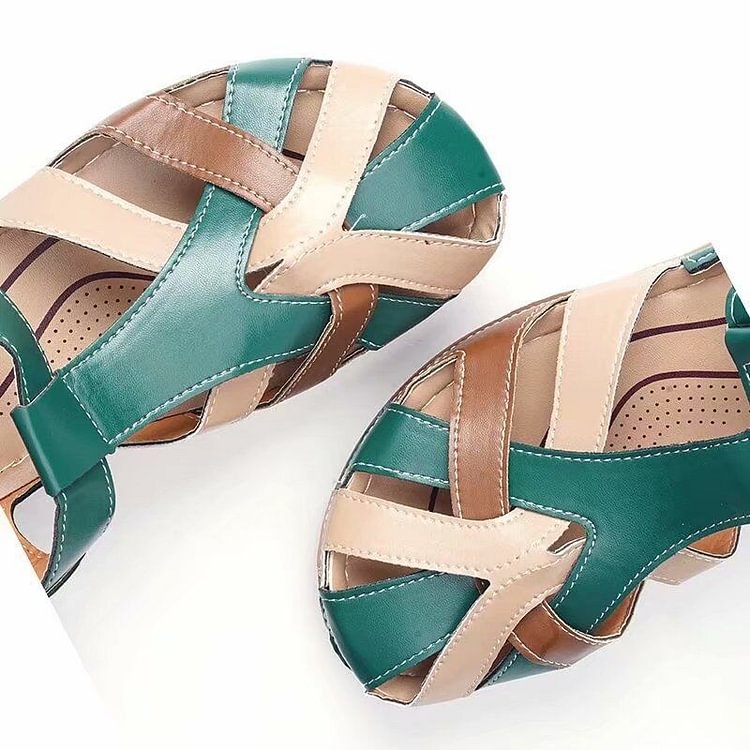 Sandalias ortopédicas con cuña, amortiguación y diseño transpirable – AMELYA