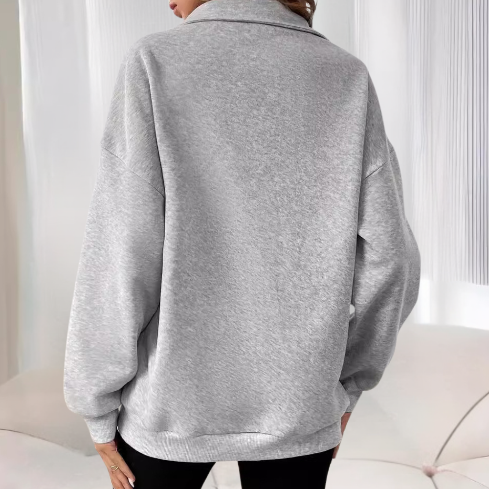 NADIA - Jersey polar con cremallera para mujer