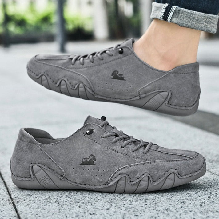Zapatillas barefoot de piel unisex con suela flexible y gran agarre – PRIMALPATH