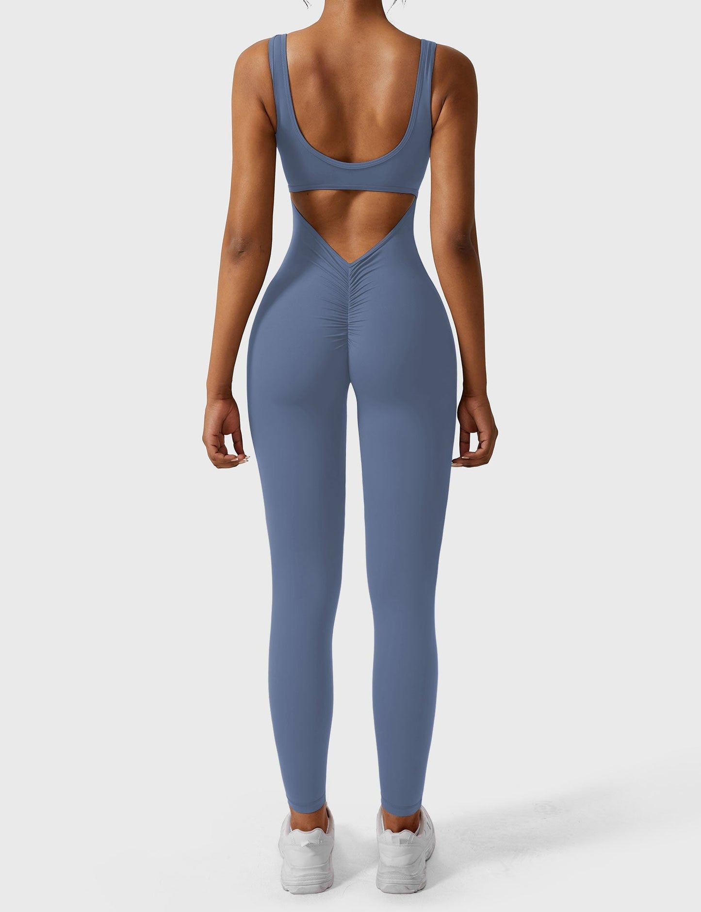 Elara – Mono elegante con espalda en V para mujer