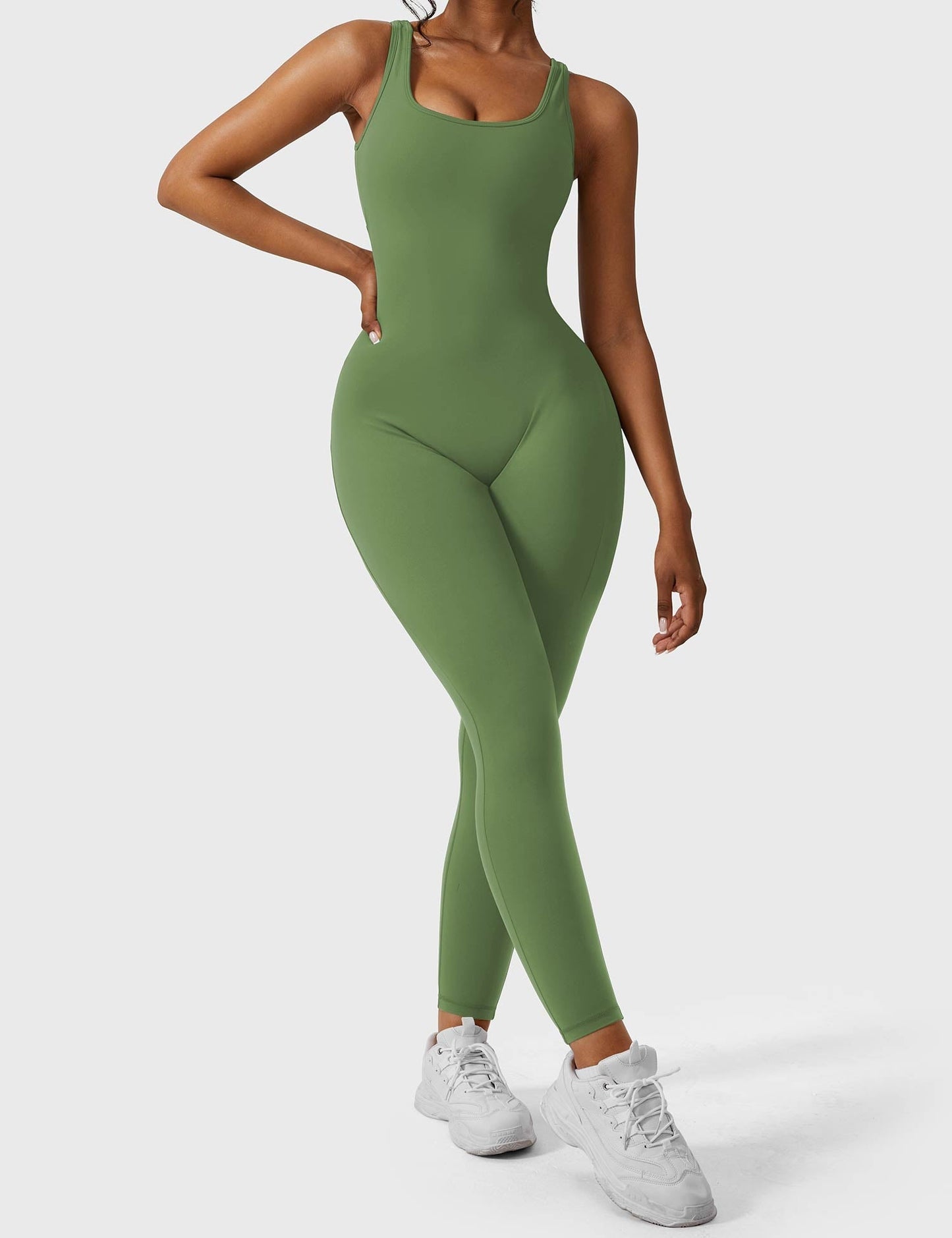 Elara – Mono elegante con espalda en V para mujer