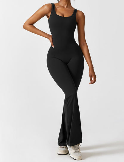 Elara – Mono elegante con espalda en V para mujer