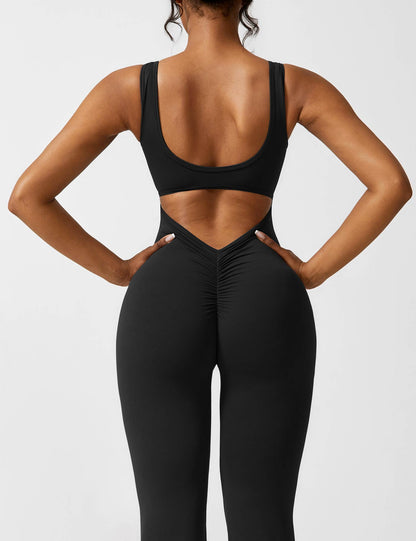Elara – Mono elegante con espalda en V para mujer