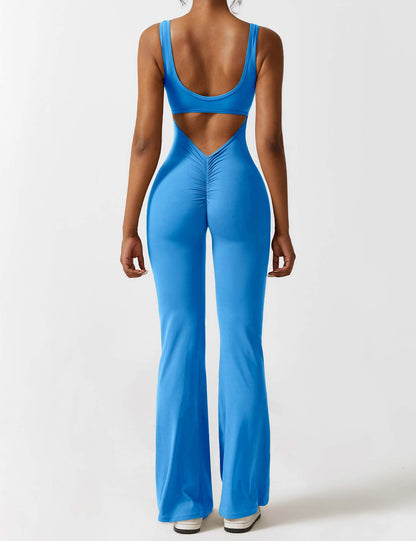 Elara – Mono elegante con espalda en V para mujer