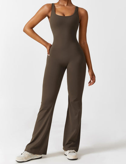 Elara – Mono elegante con espalda en V para mujer