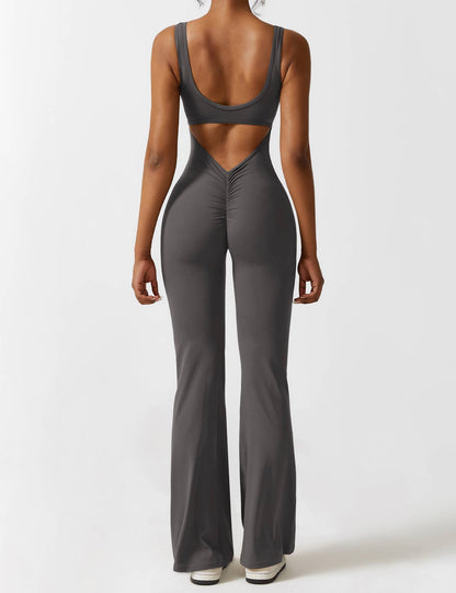 Elara – Mono elegante con espalda en V para mujer